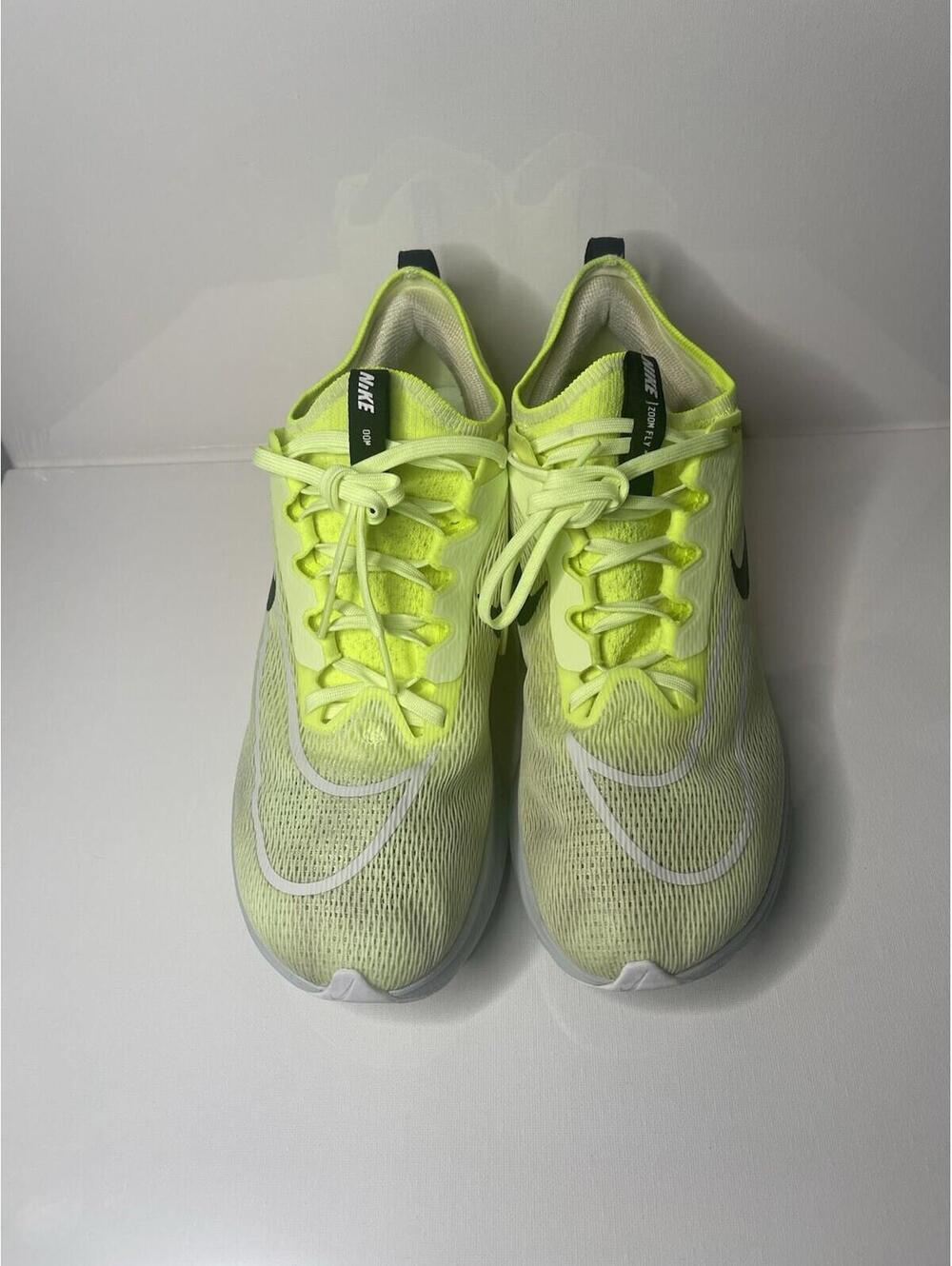 Nike Mens Zoom Fly 4 CT2392-700 Yellow Running Shoes Sneakers‎ Size 9.5